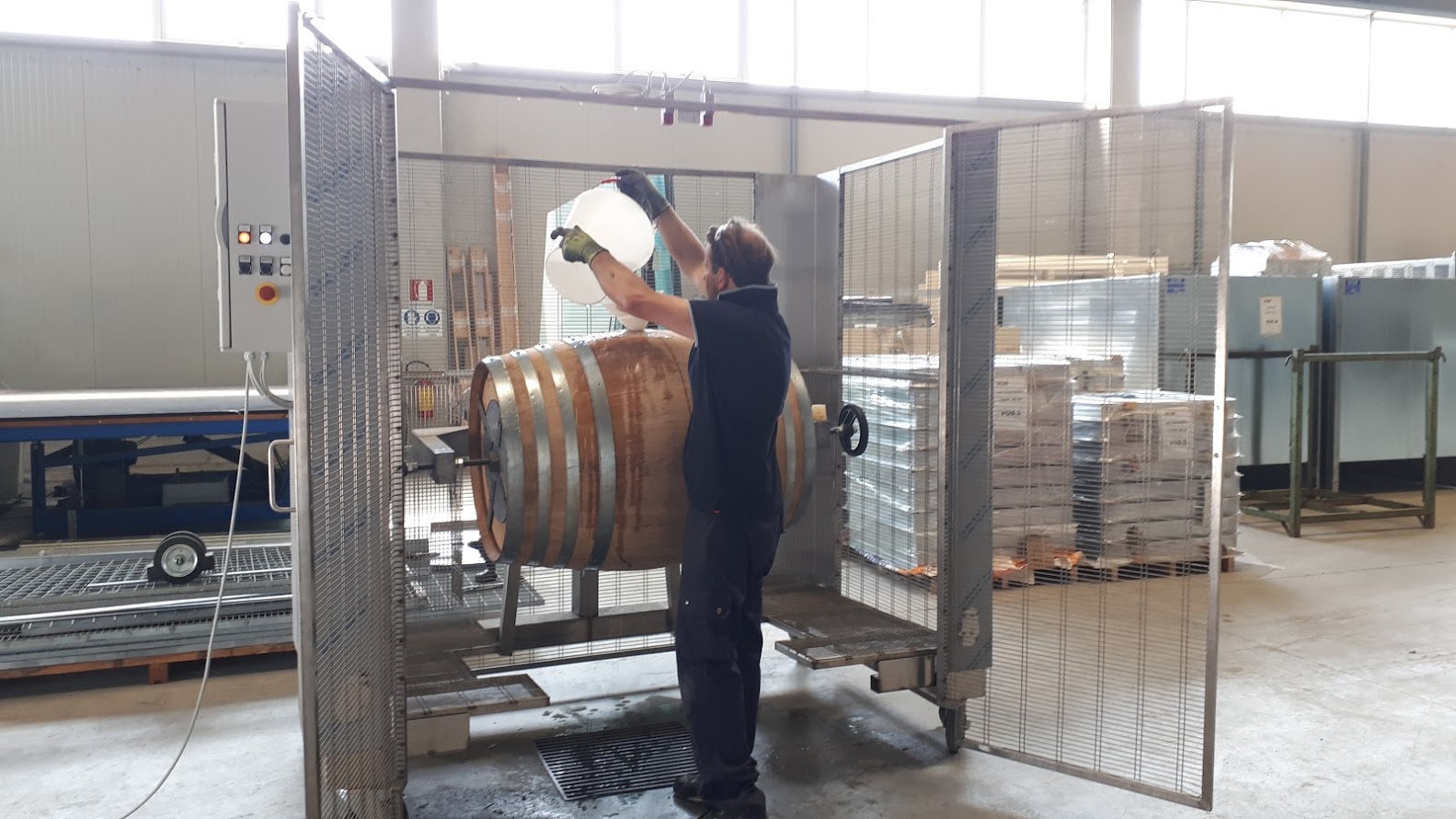 Porta barriques smontabili