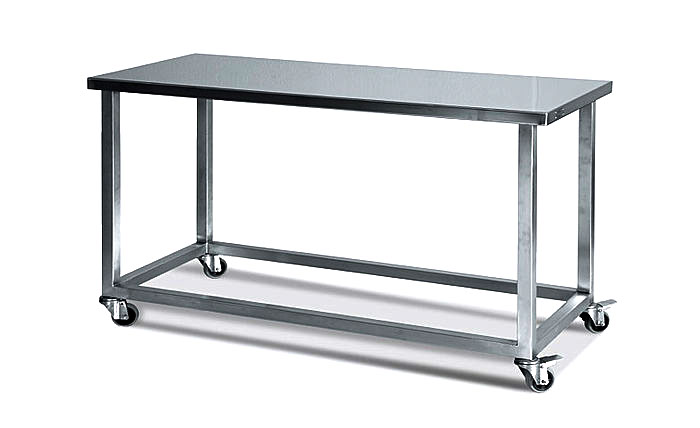 Tavolo piano in acciaio inox